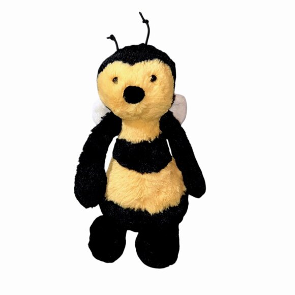 Jellycat Bashful Small Bee HTF Stuffed BeanBag Toy 8" - Picture 1 of 5
